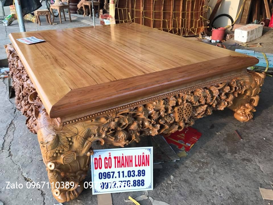 Sập Thập Điểu Quần Mai Gỗ Gụ TỨ DIỆN VÍP. A Minh TPHCM: