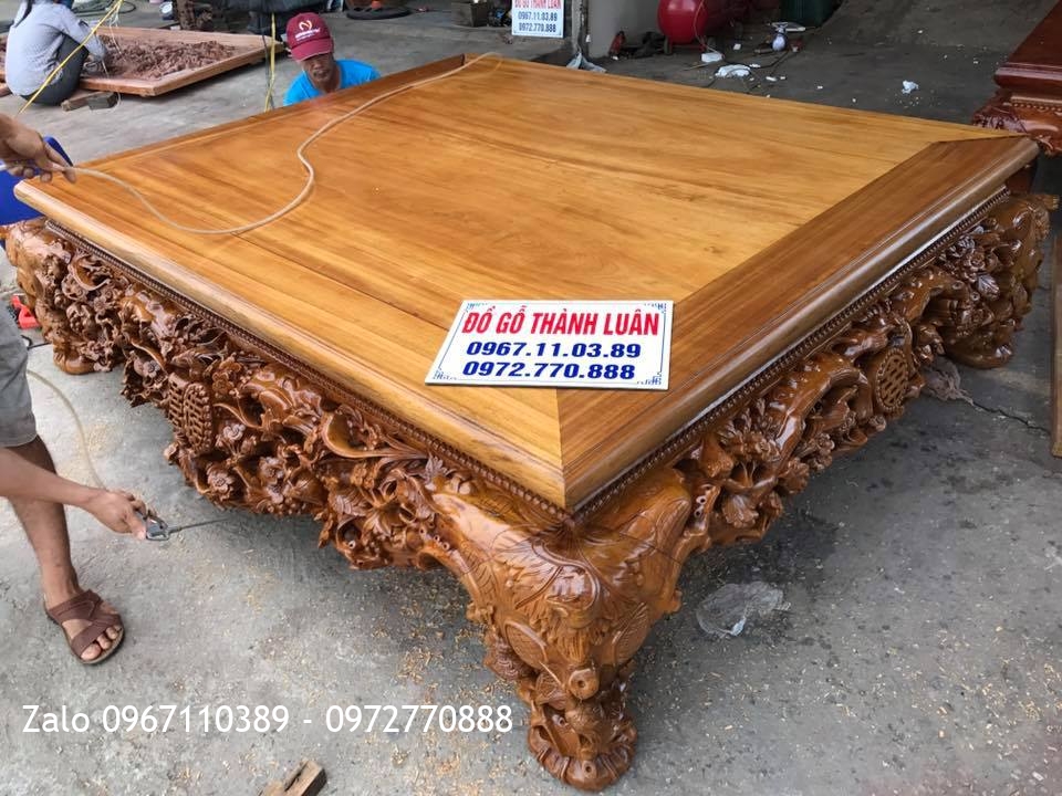 2 Sập Thập Điểu Quần Mai Gỗ Gụ và Gỗ Cẩm Nam Phi. Khách Hà Nội..