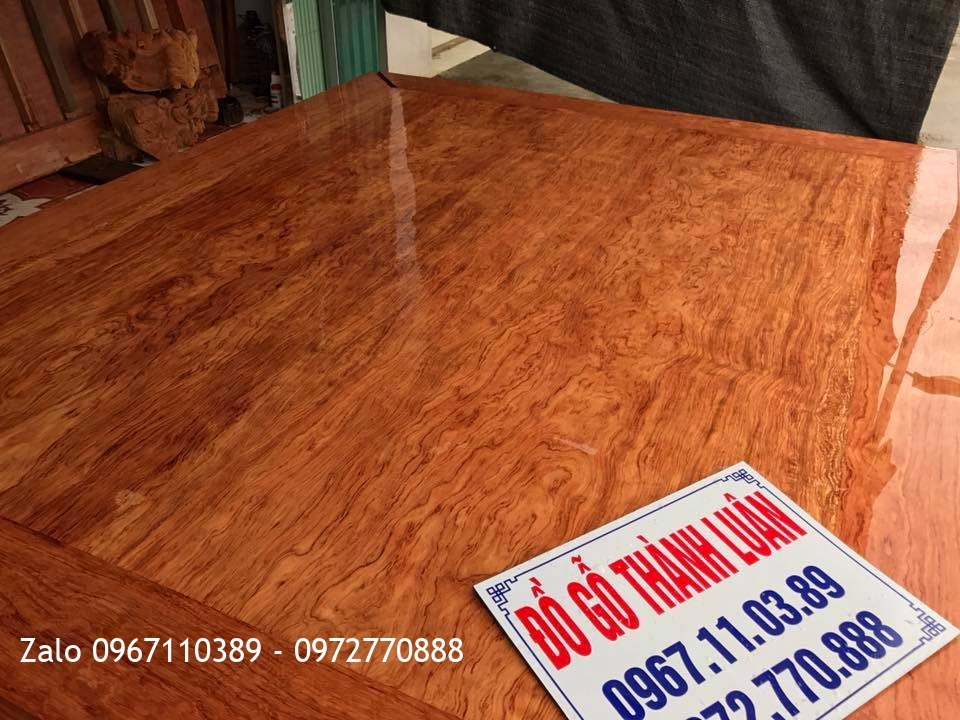 Sập Thập Điểu Quần Mai Gỗ Cẩm Nam Phi 1m8-2m2-
