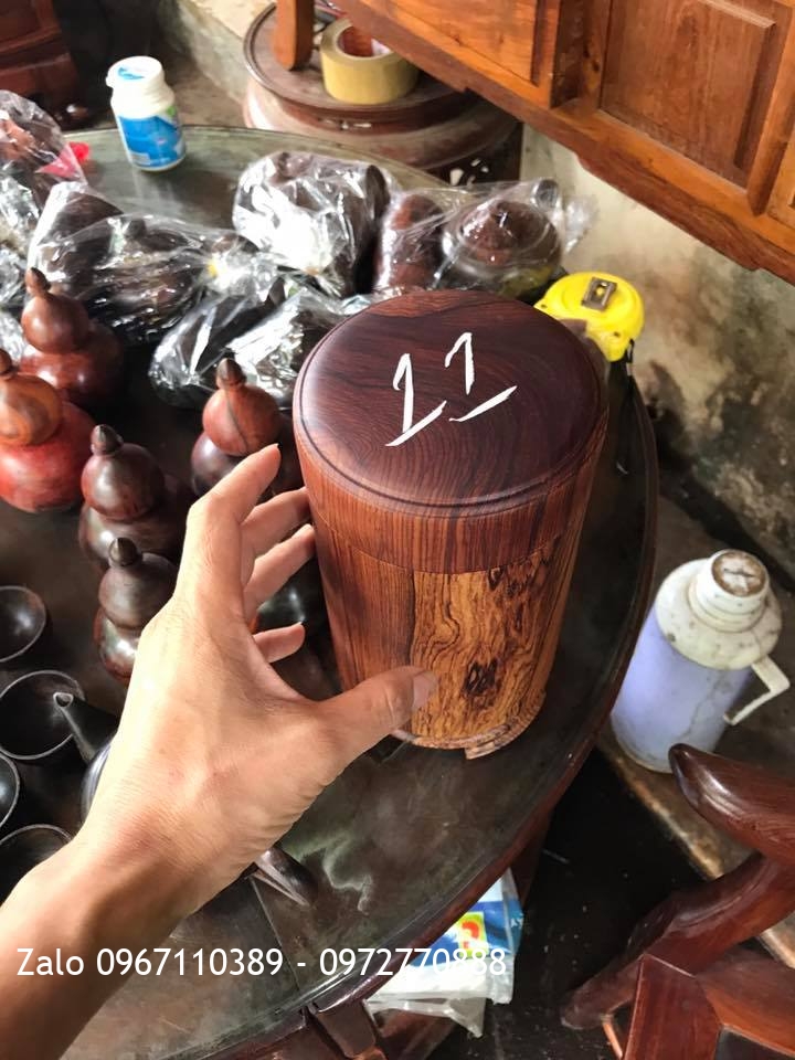 Hộp Đựng Trà Gỗ Cẩm Lai Liền Khối,..