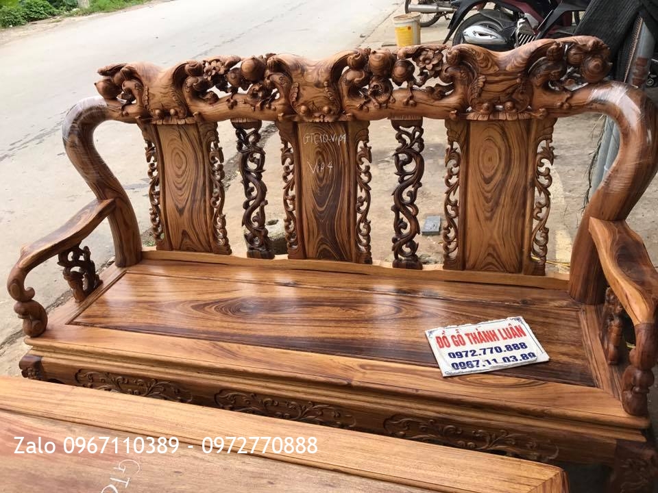 2 Bộ Bàn Ghế Gỗ Gụ Ta Quảng Bình VÍP. Mã Số GTC10- VÍP 4. GTC10 - VÍP 5: