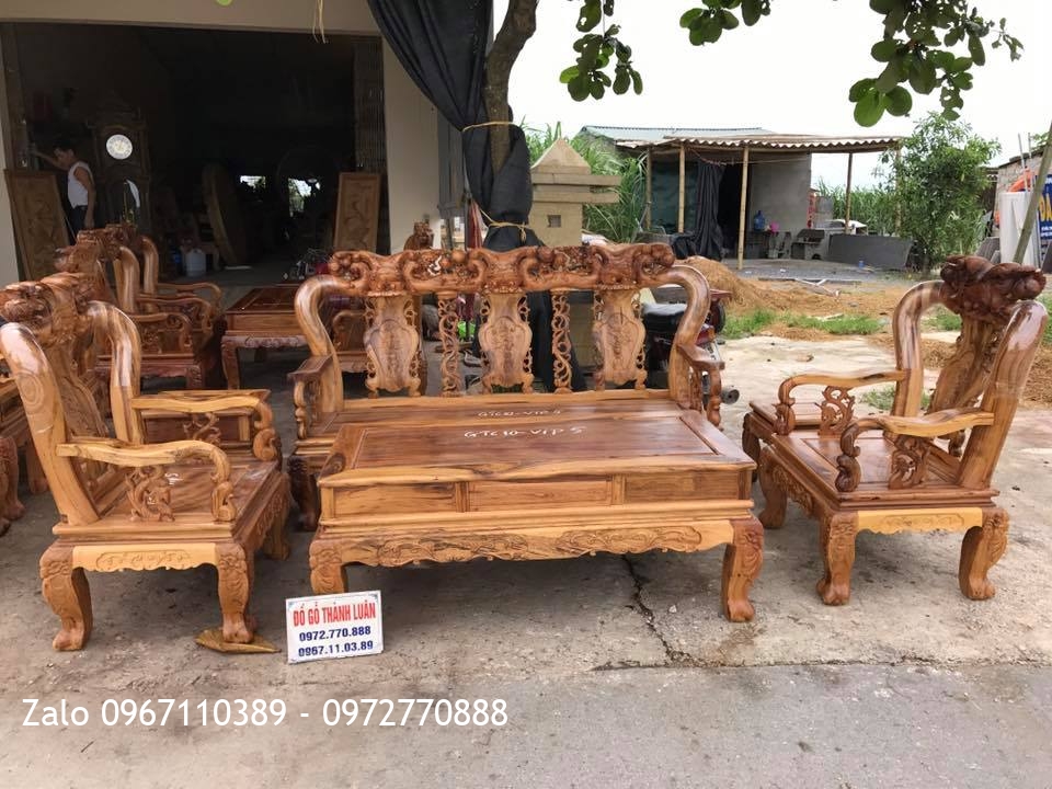 2 Bộ Bàn Ghế Gỗ Gụ Ta Quảng Bình VÍP. Mã Số GTC10- VÍP 4. GTC10 - VÍP 5:.