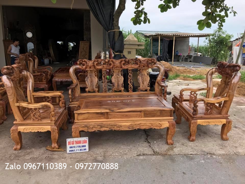 2 Bộ Bàn Ghế Gỗ Gụ Ta Quảng Bình VÍP. Mã Số GTC10- VÍP 4. GTC10 - VÍP 5::.