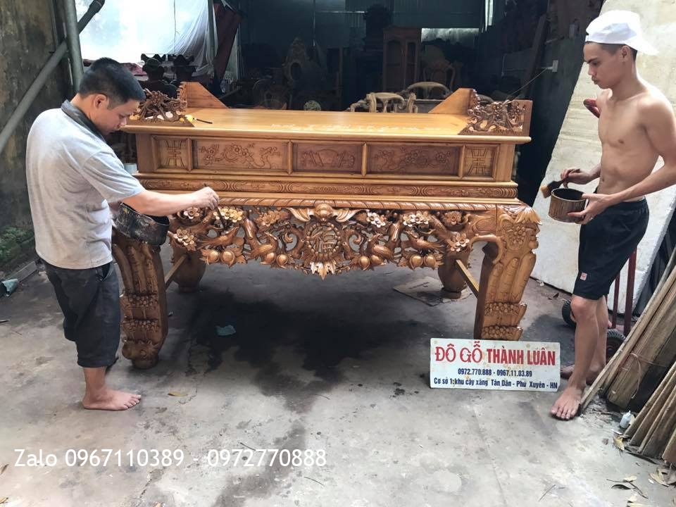 Sập Thờ Mai Điểu Gỗ Gụ. Bác Tuấn Lạng Sơn:.