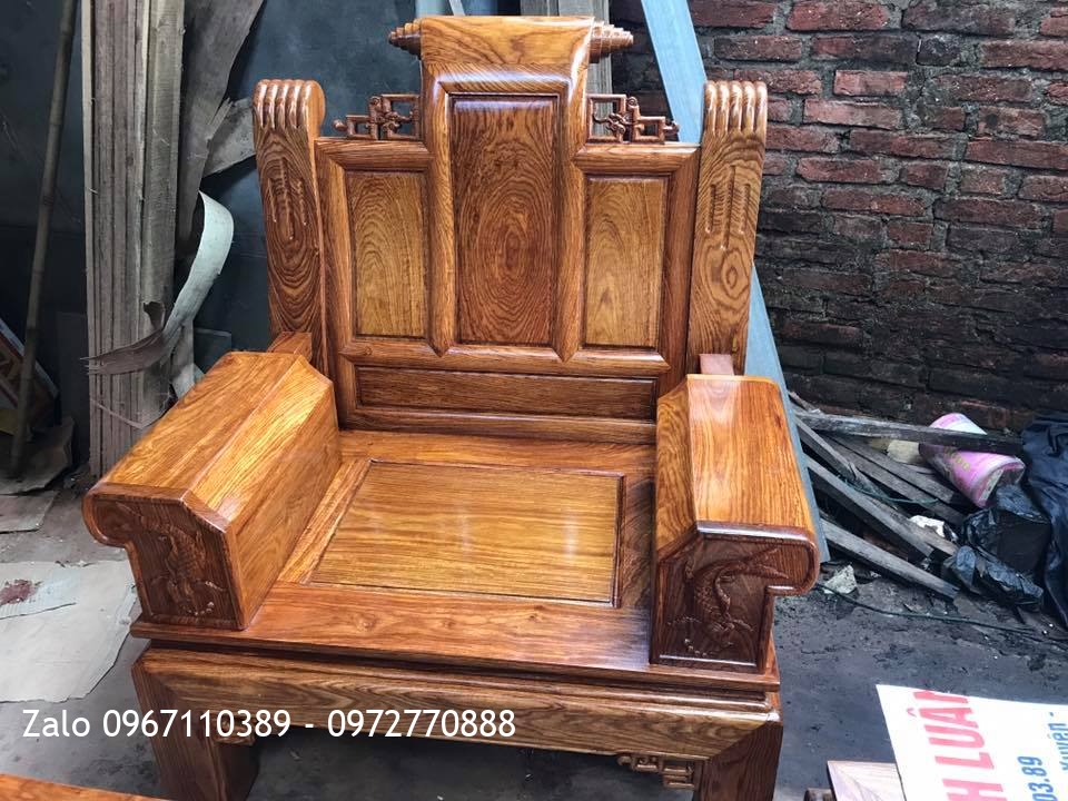 Bộ Ghế Âu Á Hộp Gỗ Hương Vân Đỏ Nam Phi. Khách Đông Anh HN,
