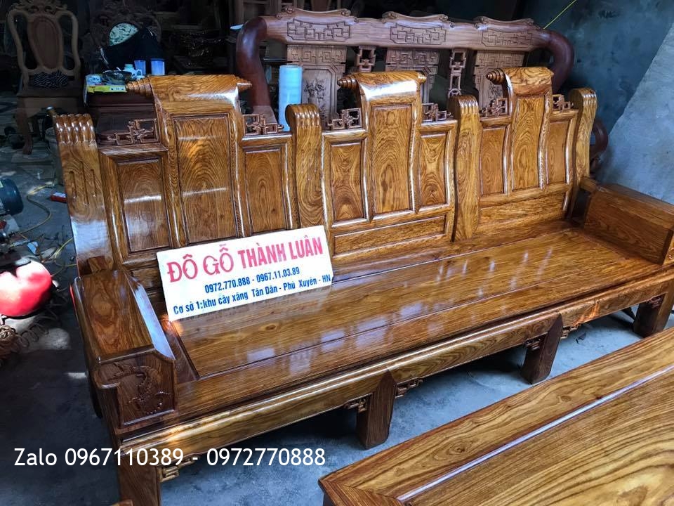 Bộ Ghế Âu Á Hộp Gỗ Hương Vân Đỏ Nam Phi. Khách Đông Anh HN,