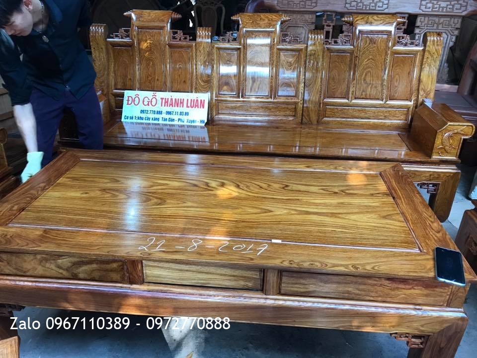 Bộ Ghế Âu Á Hộp Gỗ Hương Vân Đỏ Nam Phi. Khách Đông Anh HN.:.