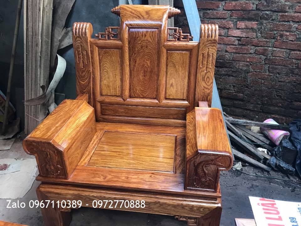 Bộ Ghế Âu Á Hộp Gỗ Hương Vân Đỏ Nam Phi. Khách Đông Anh HN: