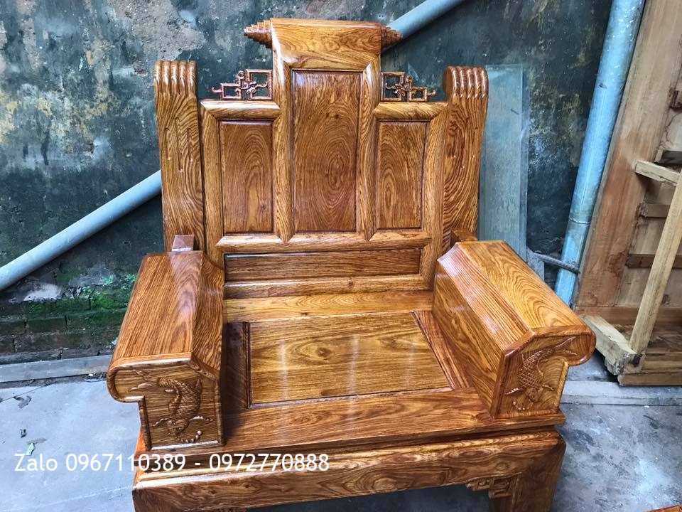 Bộ Ghế Âu Á Hộp Gỗ Hương Vân Đỏ Nam Phi. Khách Đông Anh HN:
