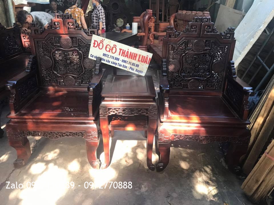 Trường kỷ Huế Ngũ Lân Gỗ Gụ. Khách Thanh Hoá:.