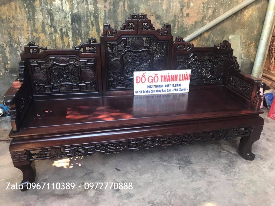 Trường kỷ Huế Ngũ Lân Gỗ Gụ. Khách Thanh Hoá::.