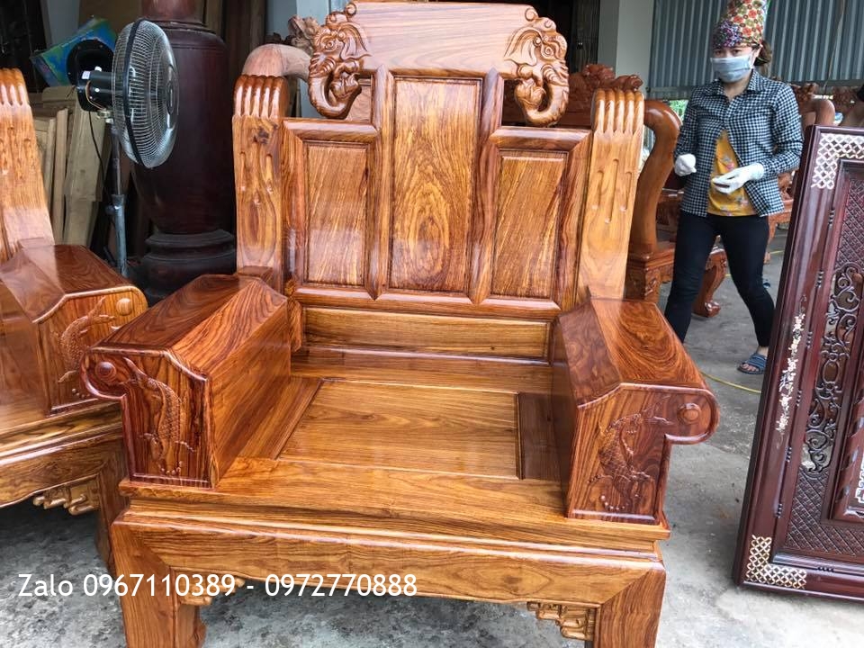 Bộ Âu Á Hộp Đầu Voi Gỗ Hương Vân Đỏ Nam Phi. A Chương Ba Vì Hà Nội.