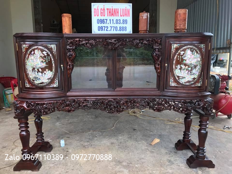 VIP Tủ Chè Gỗ Gụ Ta Quảng Bình. Khách Xã Đàn Hà Nội.