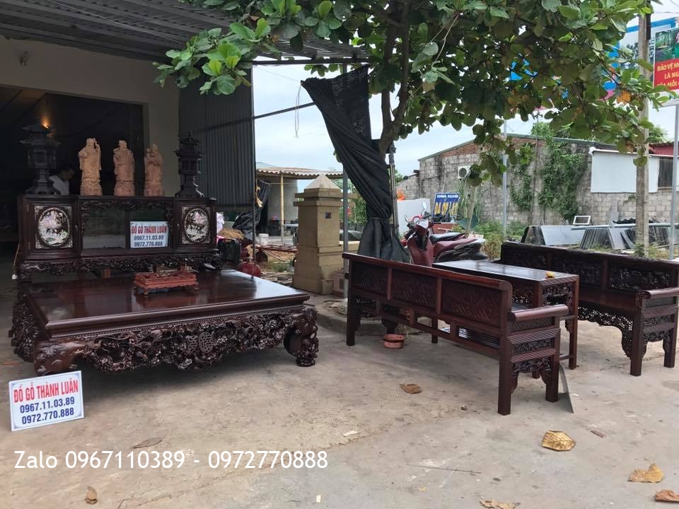 Sập Gụ, Tủ Chè, Trường Kỷ Gỗ Gụ Ta Quảng Bình. Khách Hà Nội--