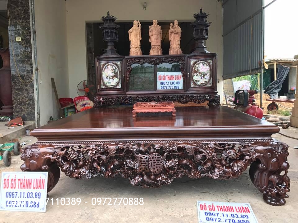 Sập Gụ, Tủ Chè, Trường Kỷ Gỗ Gụ Ta Quảng Bình. Khách Hà Nội,.