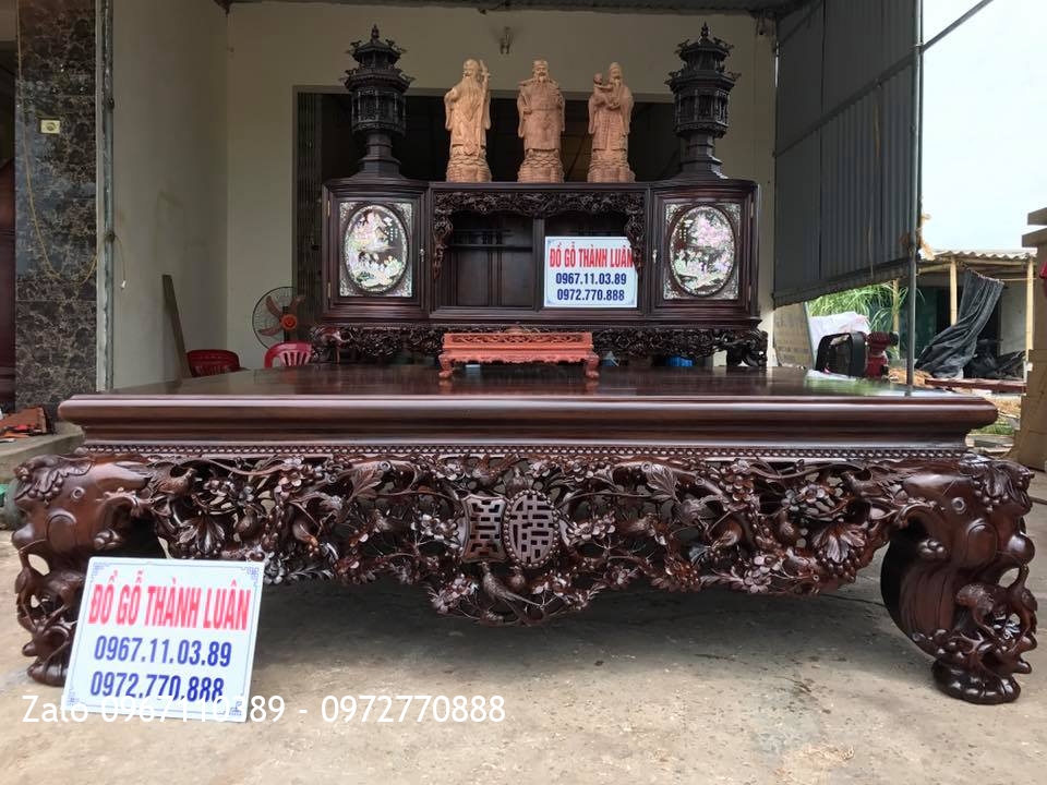 Sập Gụ, Tủ Chè, Trường Kỷ Gỗ Gụ Ta Quảng Bình. Khách Hà Nội.