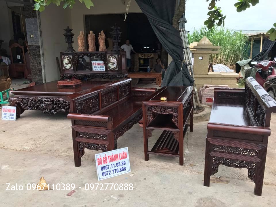 Sập Gụ, Tủ Chè, Trường Kỷ Gỗ Gụ Ta Quảng Bình. Khách Hà Nội.,