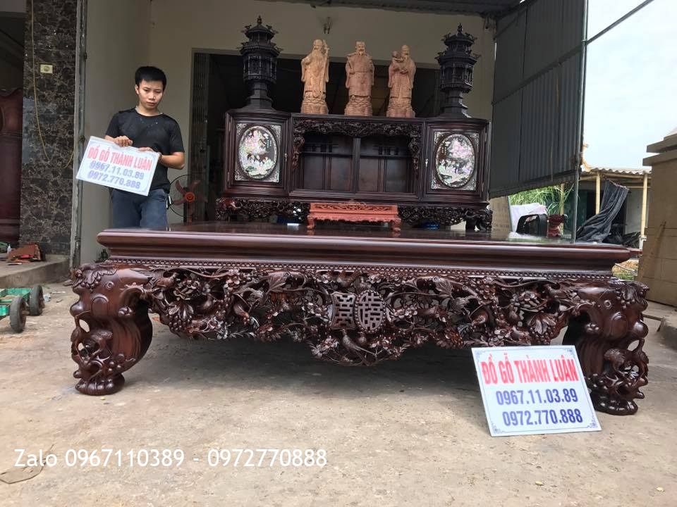 Sập Gụ, Tủ Chè, Trường Kỷ Gỗ Gụ Ta Quảng Bình. Khách Hà Nội.:.