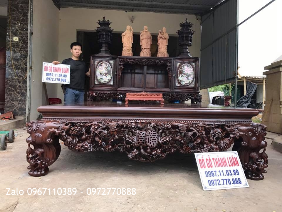 Sập Gụ, Tủ Chè, Trường Kỷ Gỗ Gụ Ta Quảng Bình. Khách Hà Nội: