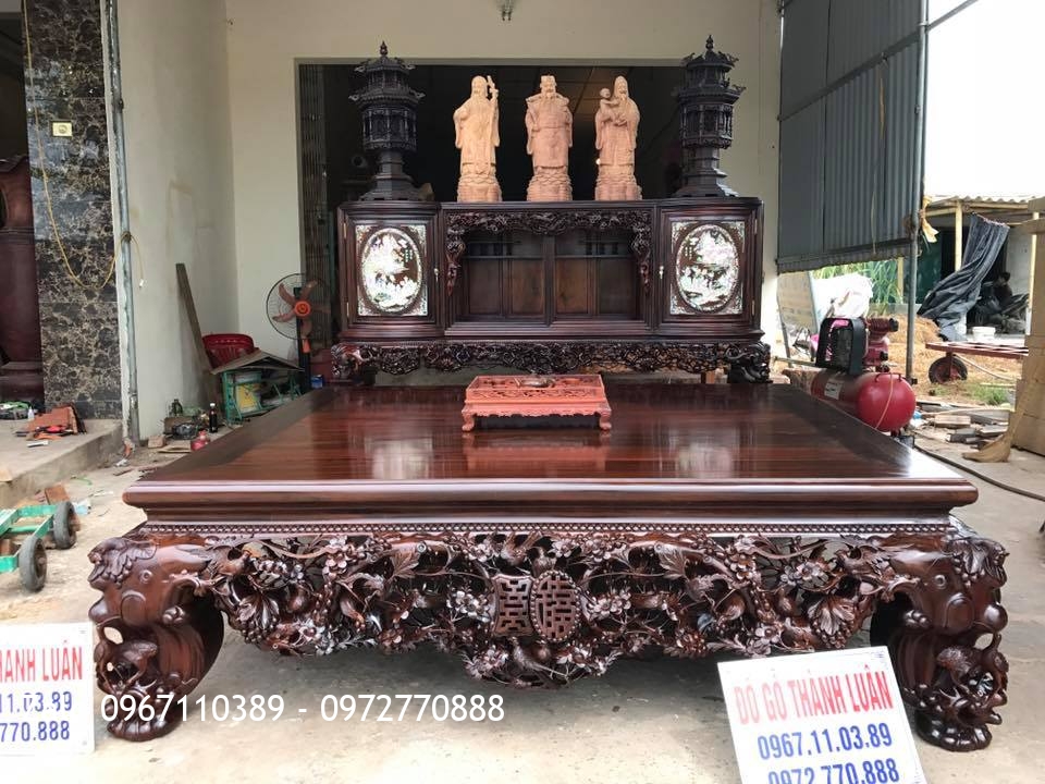 Sập Gụ, Tủ Chè, Trường Kỷ Gỗ Gụ Ta Quảng Bình. Khách Hà Nội:.