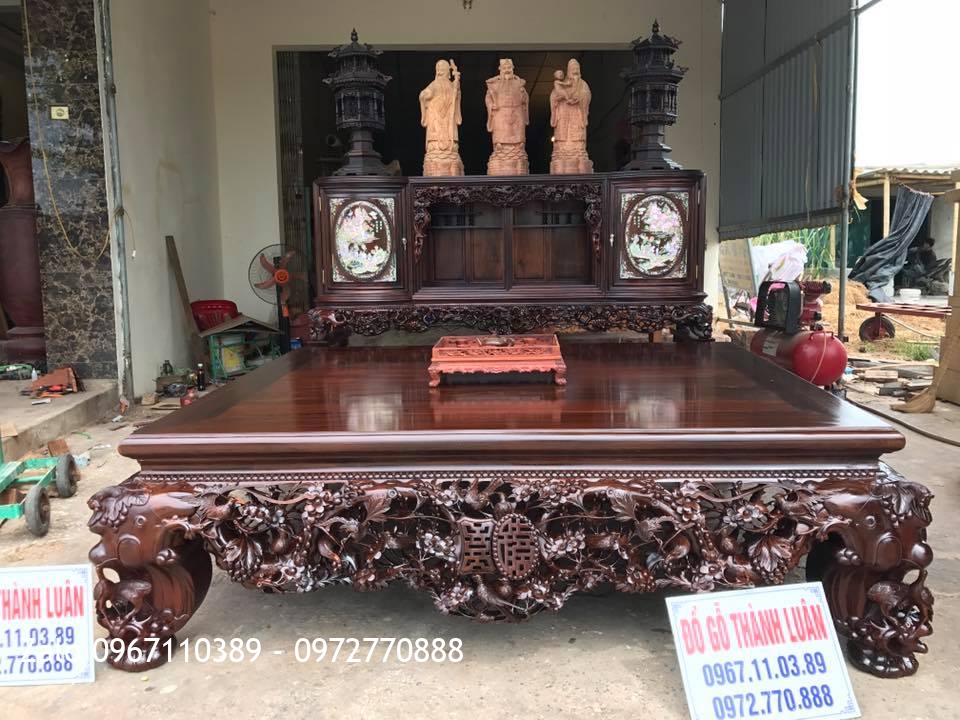 Sập Gụ, Tủ Chè, Trường Kỷ Gỗ Gụ Ta Quảng Bình. Khách Hà Nội:.