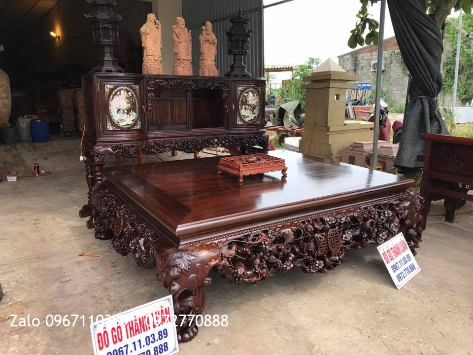 Sập Gụ, Tủ Chè, Trường Kỷ Gỗ Gụ Ta Quảng Bình. Khách Hà Nội::