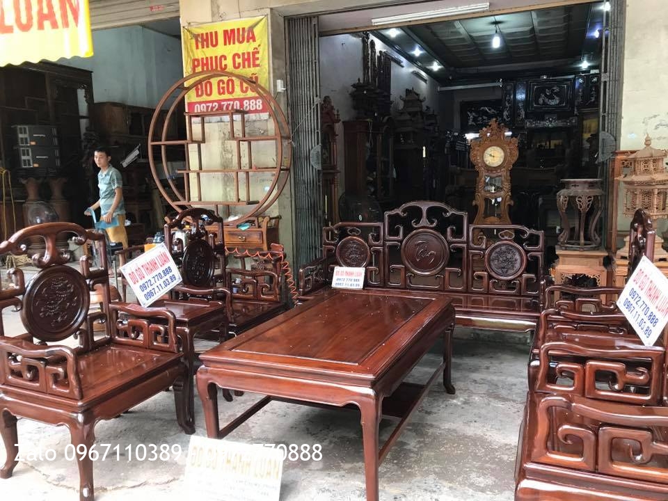 Bộ Móc Mỏ 8 Món Gỗ Gụ. Khách Ninh Bình,.