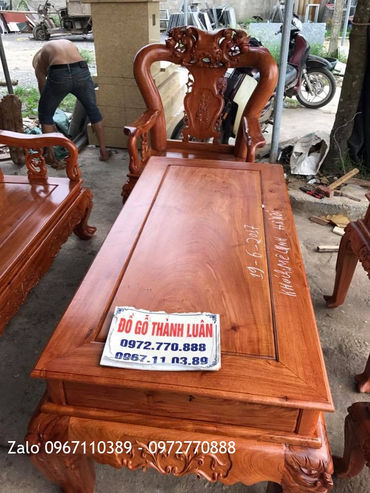 Bộ Ghế Đào Chim Gỗ Hương Đá Nam Phi. Chị Quế Mê Linh HN@