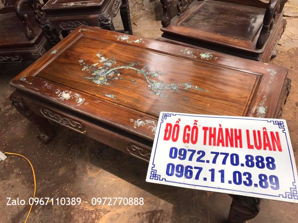 Bộ Bàn Ghế Trắc Đỏ Cột 6. Hàng Tái Sử Dụng 30 Năm,,