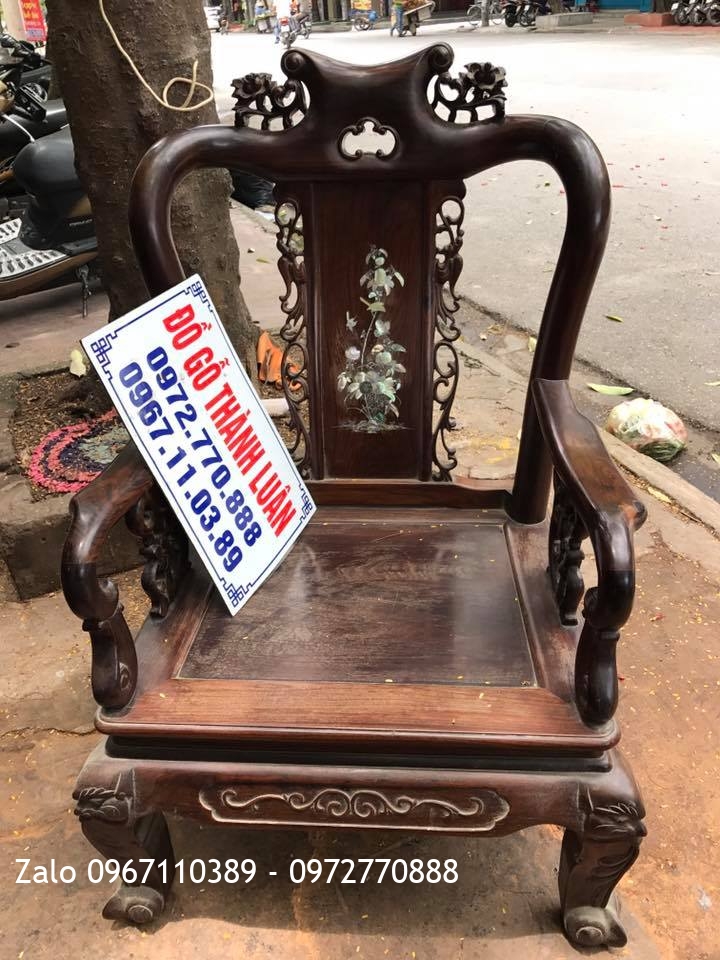 Bộ Bàn Ghế Trắc Đỏ Cột 6. Hàng Tái Sử Dụng 30 Năm,,