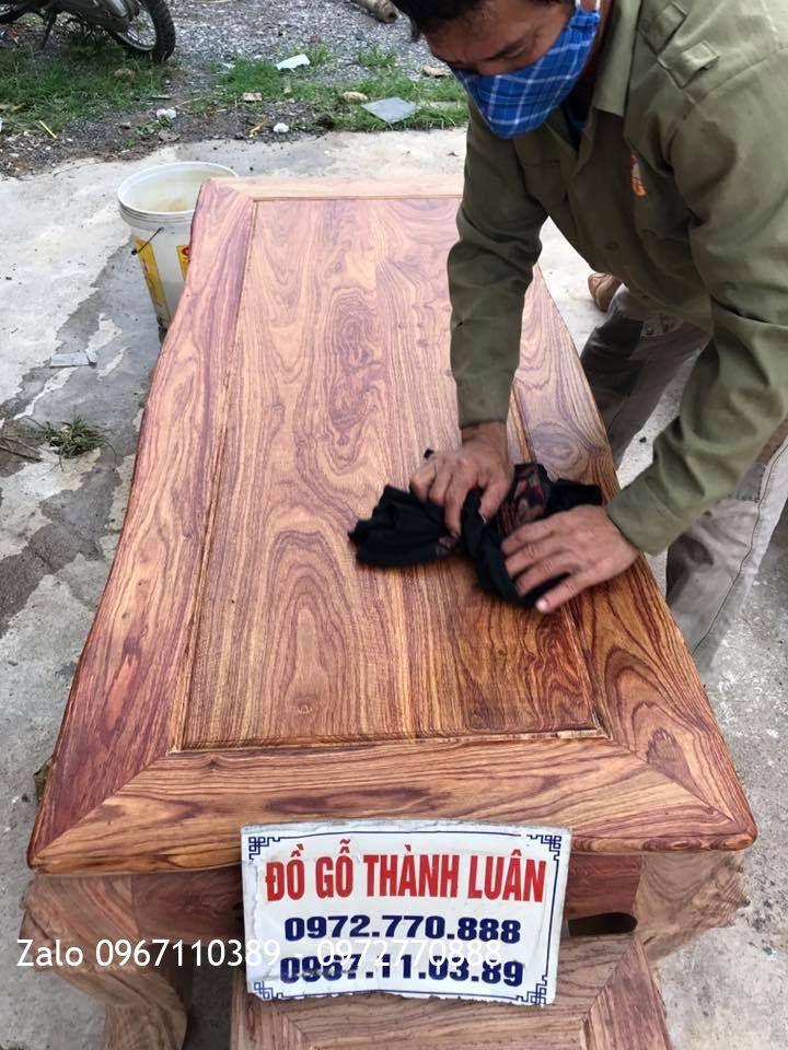 Bộ Lu-i (louis) Gỗ Hương Vân Đỏ Nam Phi1:.