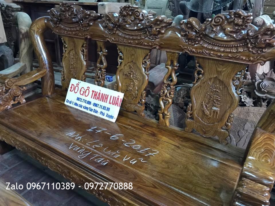 Bộ Minh Nghê Gỗ Hương Vân Đỏ Nam Phi. A Vũ TP Vũng Tàu.:.