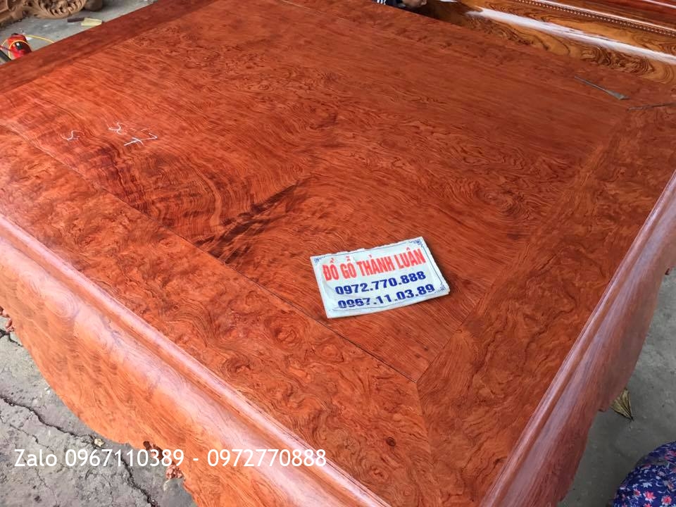 Sập Cẩm Lai Mặt 1 Lá Đặc Sắc( Số 7)..