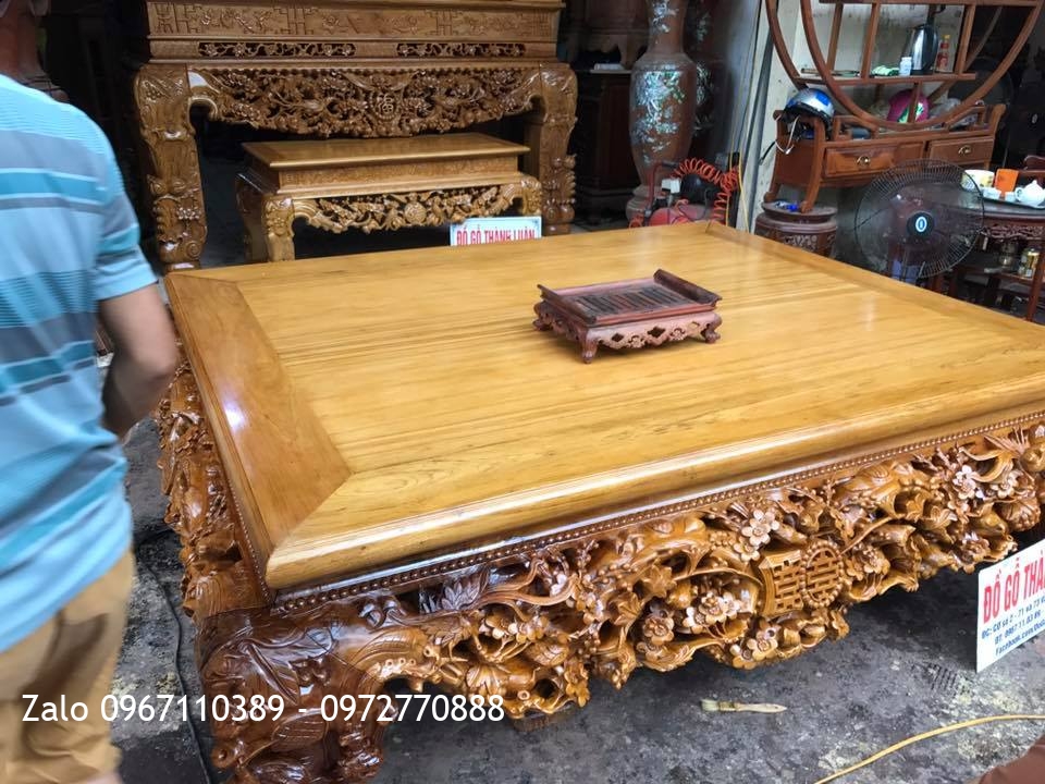 bộ sập gụ tủ chè hàng siêu dầy1.