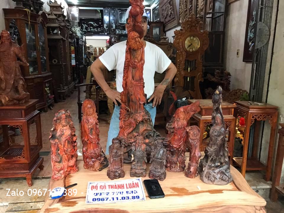 Tượng Phật Bà, Đạt Ma Sư Tổ, Tam Đa Gõ Trắc Và Gỗ Sưa,.