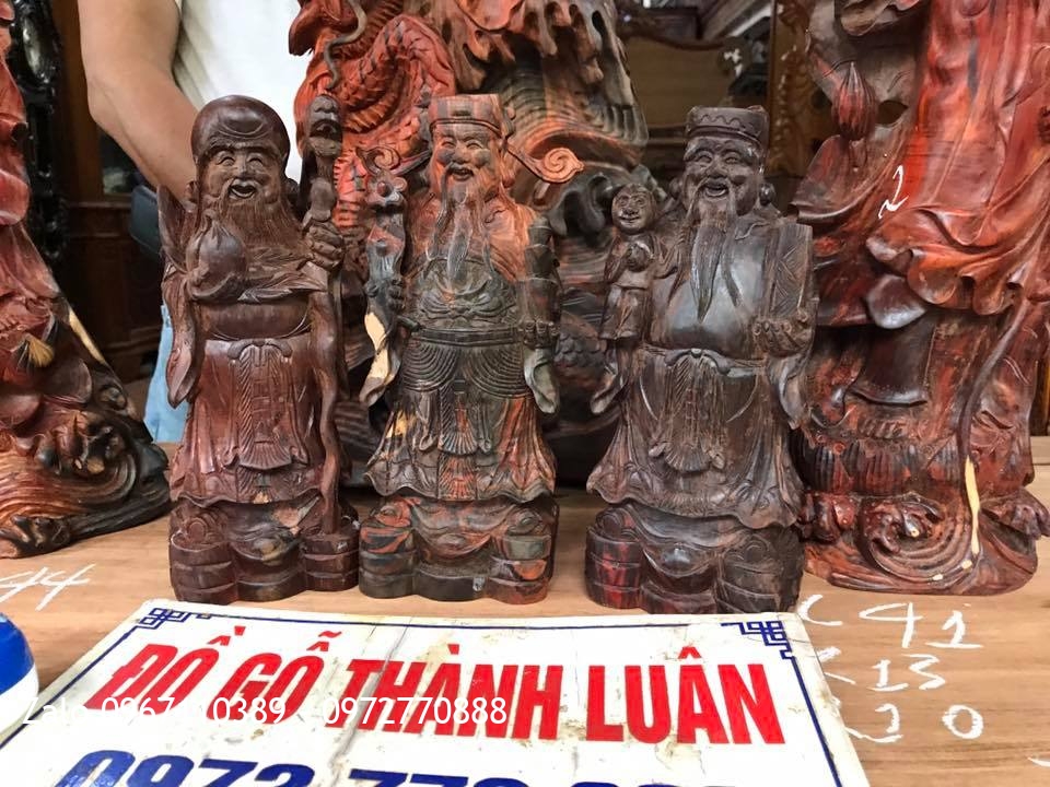 Tượng Phật Bà, Đạt Ma Sư Tổ, Tam Đa Gõ Trắc Và Gỗ Sưa.