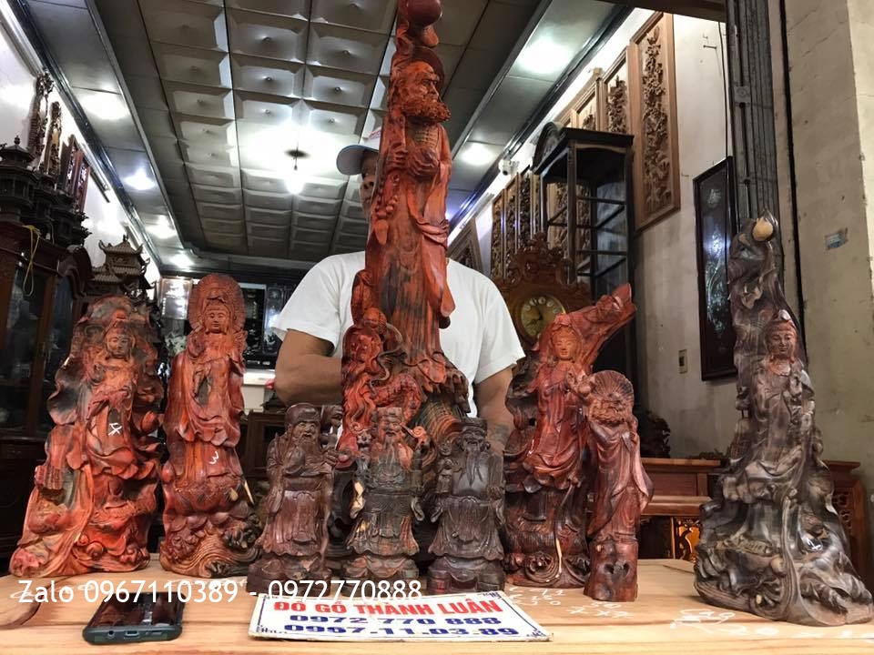 Tượng Phật Bà, Đạt Ma Sư Tổ, Tam Đa Gõ Trắc Và Gỗ Sưa