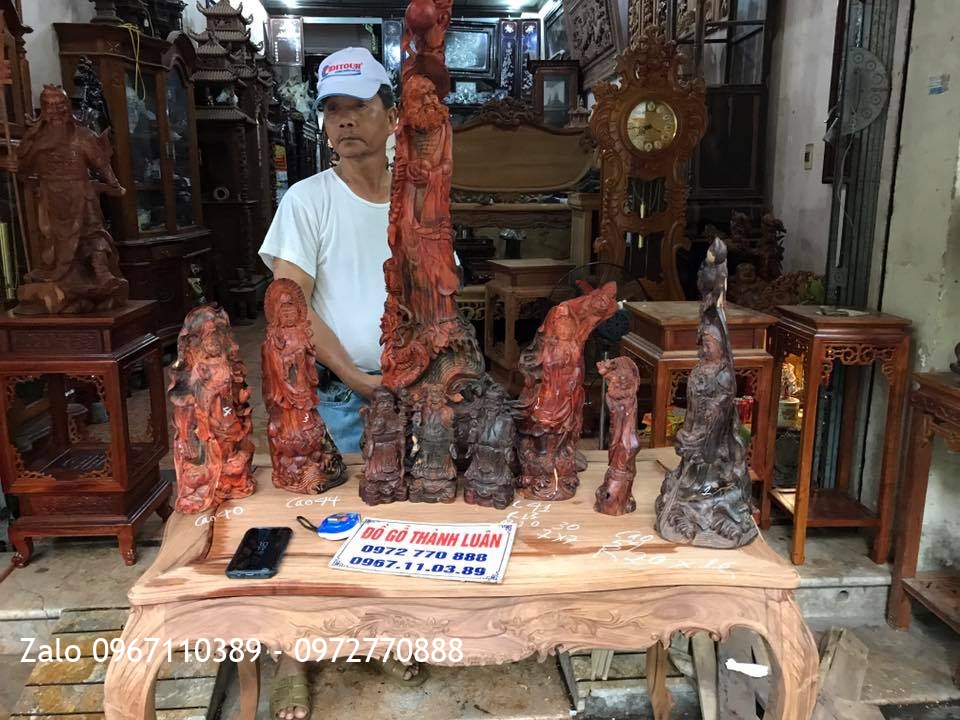 Tượng Phật Bà, Đạt Ma Sư Tổ, Tam Đa Gõ Trắc Và Gỗ Sưa: