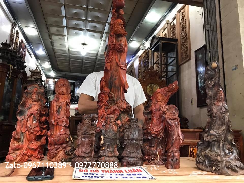 Tượng Phật Bà, Đạt Ma Sư Tổ, Tam Đa Gõ Trắc Và Gỗ Sưa:.