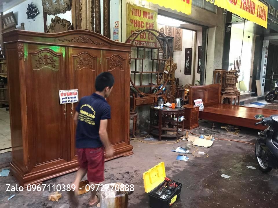 Giường, Tủ Áo Gỗ Hương Đỏ