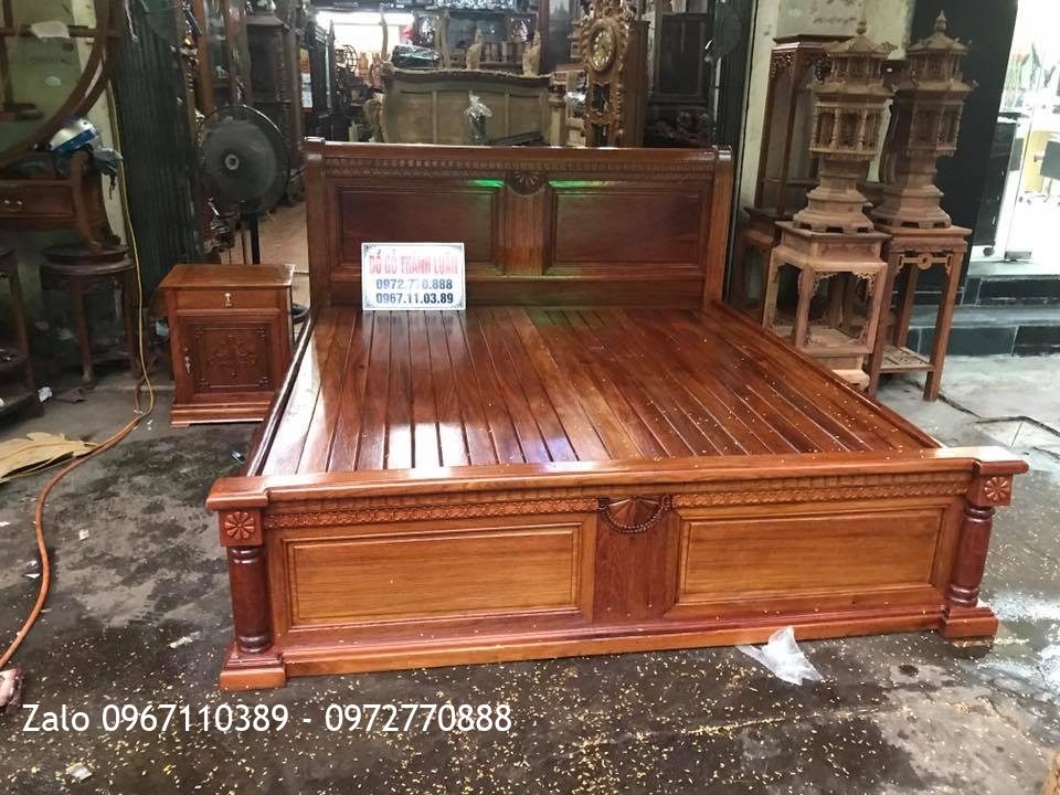 Giường, Tủ Áo Gỗ Hương Đỏ,.