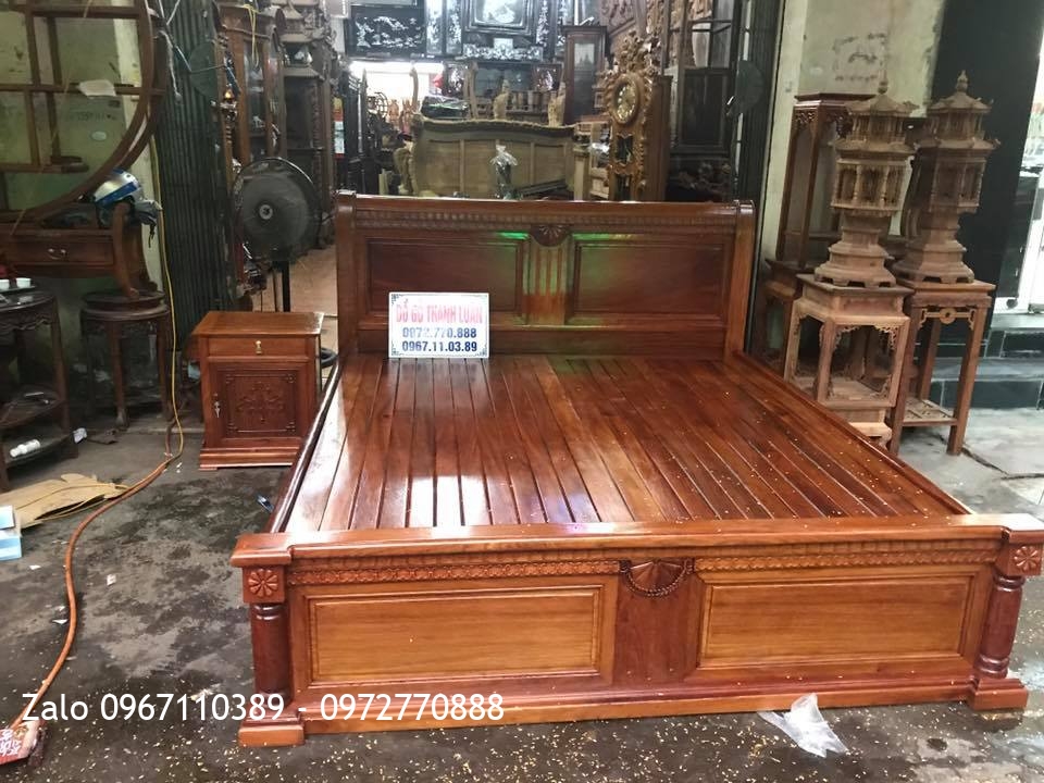 Giường, Tủ Áo Gỗ Hương Đỏ,.