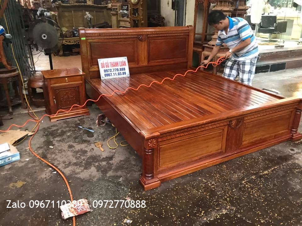 Giường, Tủ Áo Gỗ Hương Đỏ.: