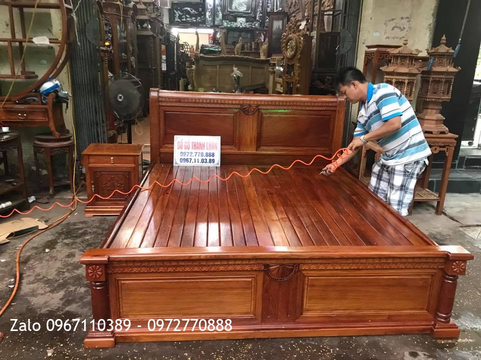 Giường, Tủ Áo Gỗ Hương Đỏ.:.