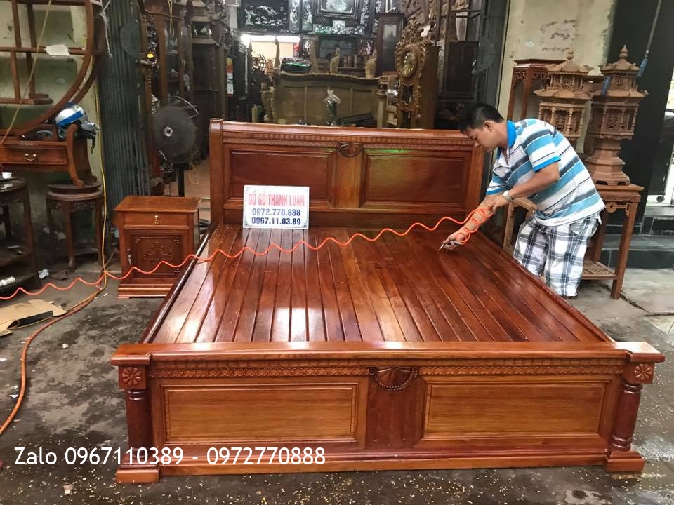 Giường, Tủ Áo Gỗ Hương Đỏ.:.