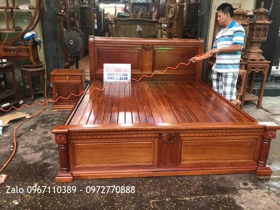 Giường, Tủ Áo Gỗ Hương Đỏ:.