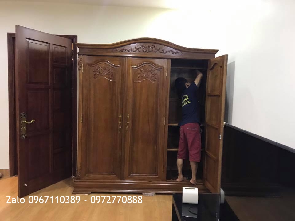 Giường, Tủ Áo Gỗ Hương Đỏ::