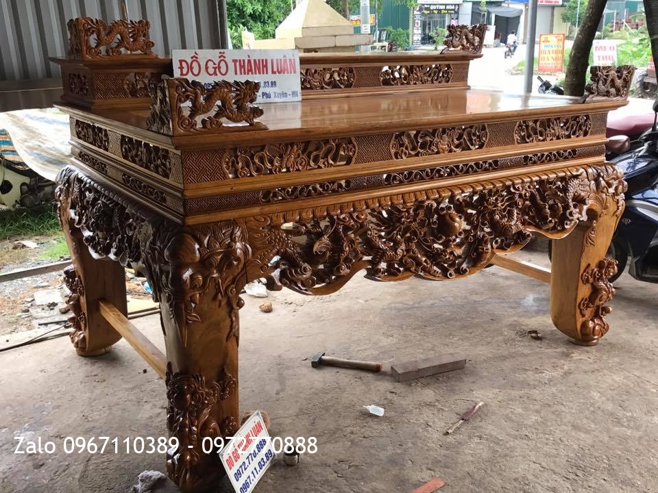 BỘ SẬP THỜ TỨ LINH NHỊ CẤP. Khách Long Biên HN..