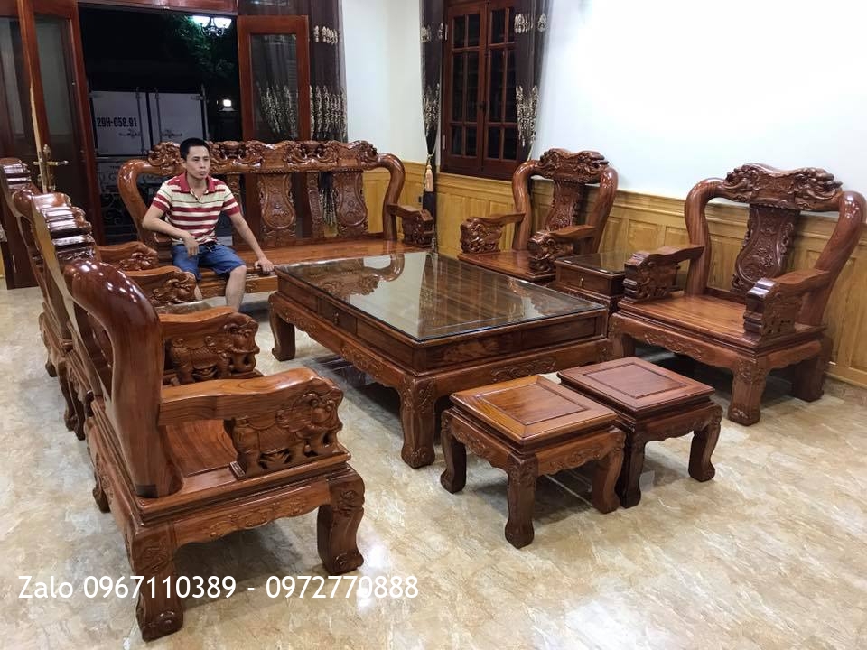 Ghế Minh Quốc Voi Gỗ Cẩm Lai Nam Phi. Chú Dũng Phát Thái Nguyên.