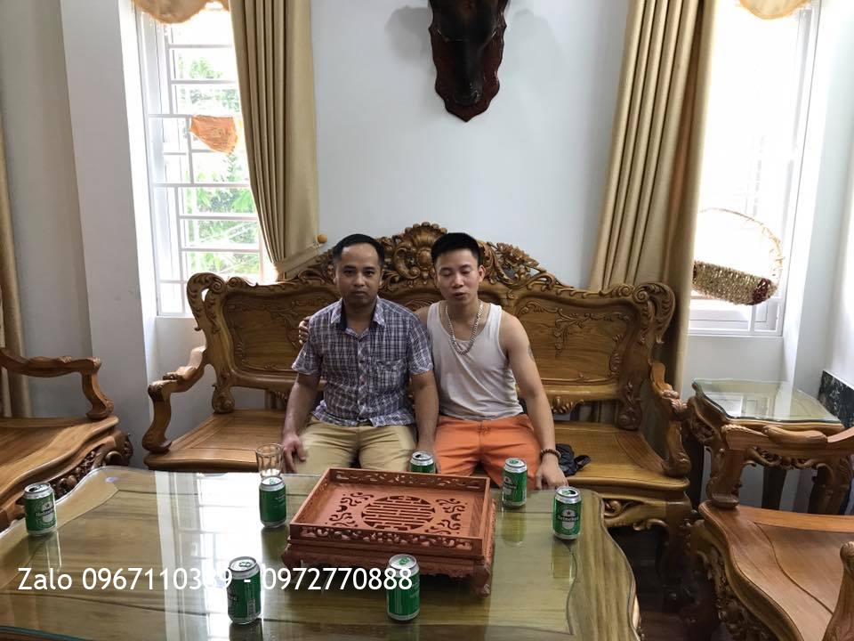 Bộ Ghế Lu-i Đại Gỗ Gụ Ta Quảng Bình. A Thịnh Bồ Đề Long Biên HN. .